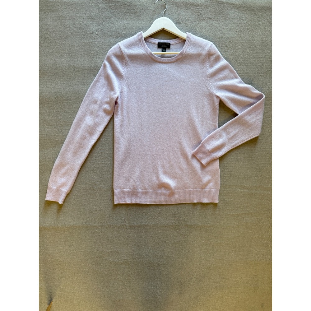 Charter Club Luxury Womens 100% Cashmere Crewneck Sweater Size S Oldmoney Preppy